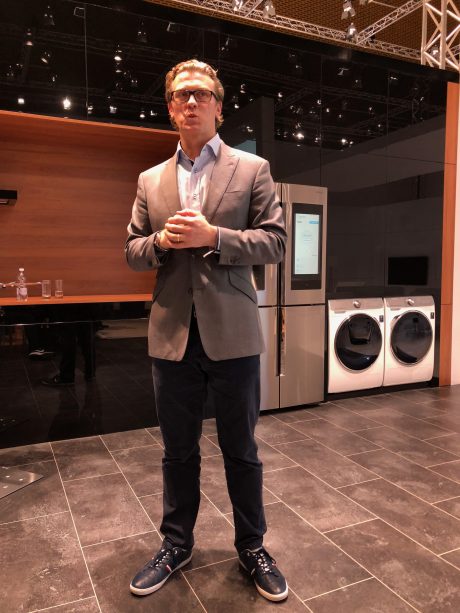 Dan Harvie, Director of Home Appliances, Samsung Europe.