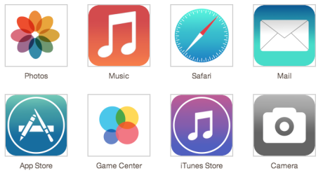 Tidligere i dag kunne 9to5mac.com afsløre, hvordan nogle af ikonerne i det nye iOS 7 kommer til at se ud.