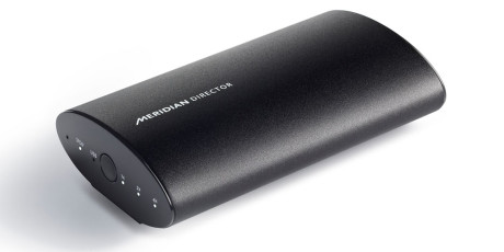 Hi-fi-lyd til din pc med DAC fra Meridian 1 Kabinettet er lækkert ovalt, i sort, børstet aluminium.