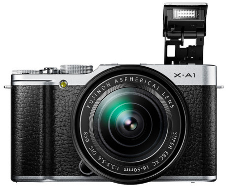 Billigt systemkamera fra FujiFilm 1 FujiFilm-X-A1-front