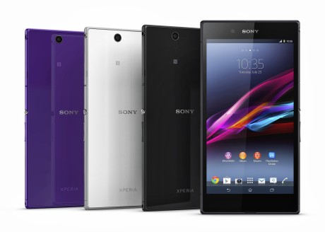 Sony Xperia Z Ultra fås i tre forskellige farver. Hvid, sort og violet!
