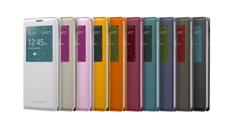Flip Wallet hedder dette cover til Galaxy Note 3. Det kommer i ti forskellige farver og har en rude på forsiden, så brugeren kan komme direkte til de vigtigste funktioner.