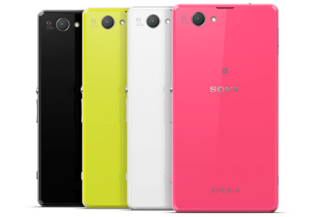 Xperia Z1 Compact kommer i fire forskellige farver.