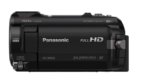 Panasonic-Camcorder-W850-Black-side