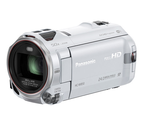 Panasonic-Camcorder-W850-White-slant