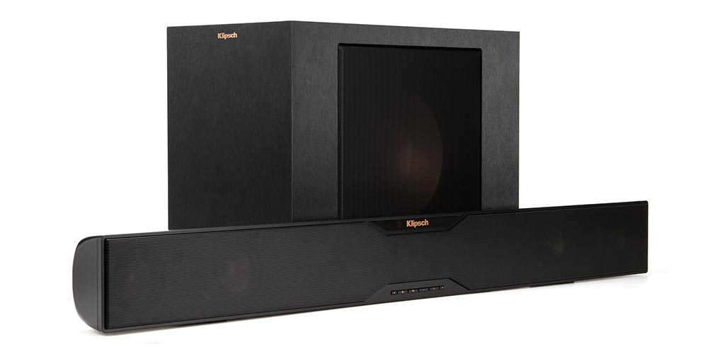 Slagskibs-soundbar fra Klipsch