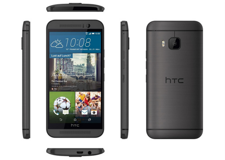 Her er den så, HTC One M9. Og ja, den ligner forgængeren temmelig meget. Billedet stammer fra cyberport.de.