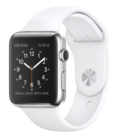 Apple Watch Sport er fremstillet af aluminium med urglas af forstærket aluminosilikatglas.