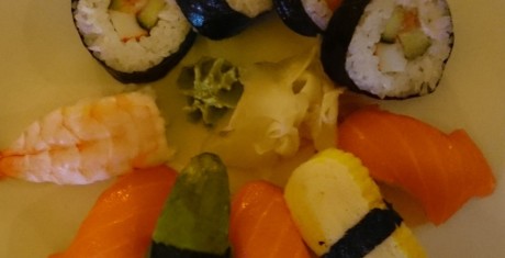 Sushi i dårlig belysning. Foto: Jonas Ekelund, Lyd & Billede