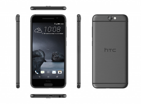 I første omgang kommer HTC One A9 til Danmark i farven Carbon Grey. Foto: HTC