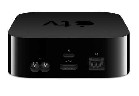 På bagsiden har Apple TV HDMI-, Ethernet og USB-C-stik. Foto: Apple