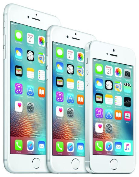 Designet er "retro-kantet", så iPhone SE ligner de gamle iPhone-modeller. Foto: Apple