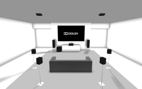 Med Dolby Atmos får man også lyd fra loftet.