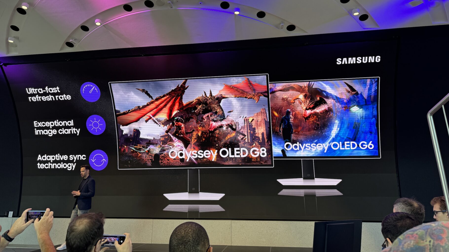 Smarte OLED-gamingskærme fra Samsung