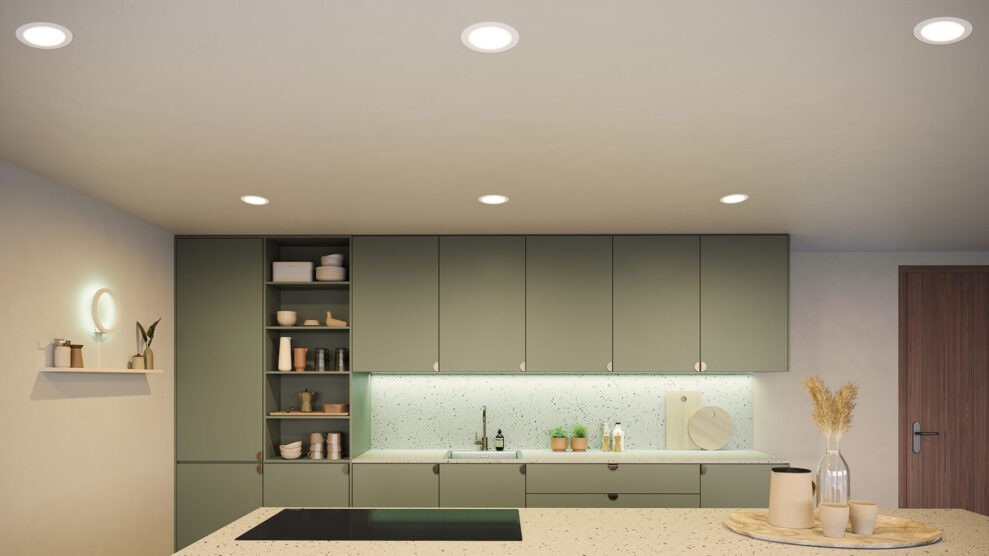 Philips Hue Slim Recessed light in white - lifestyle