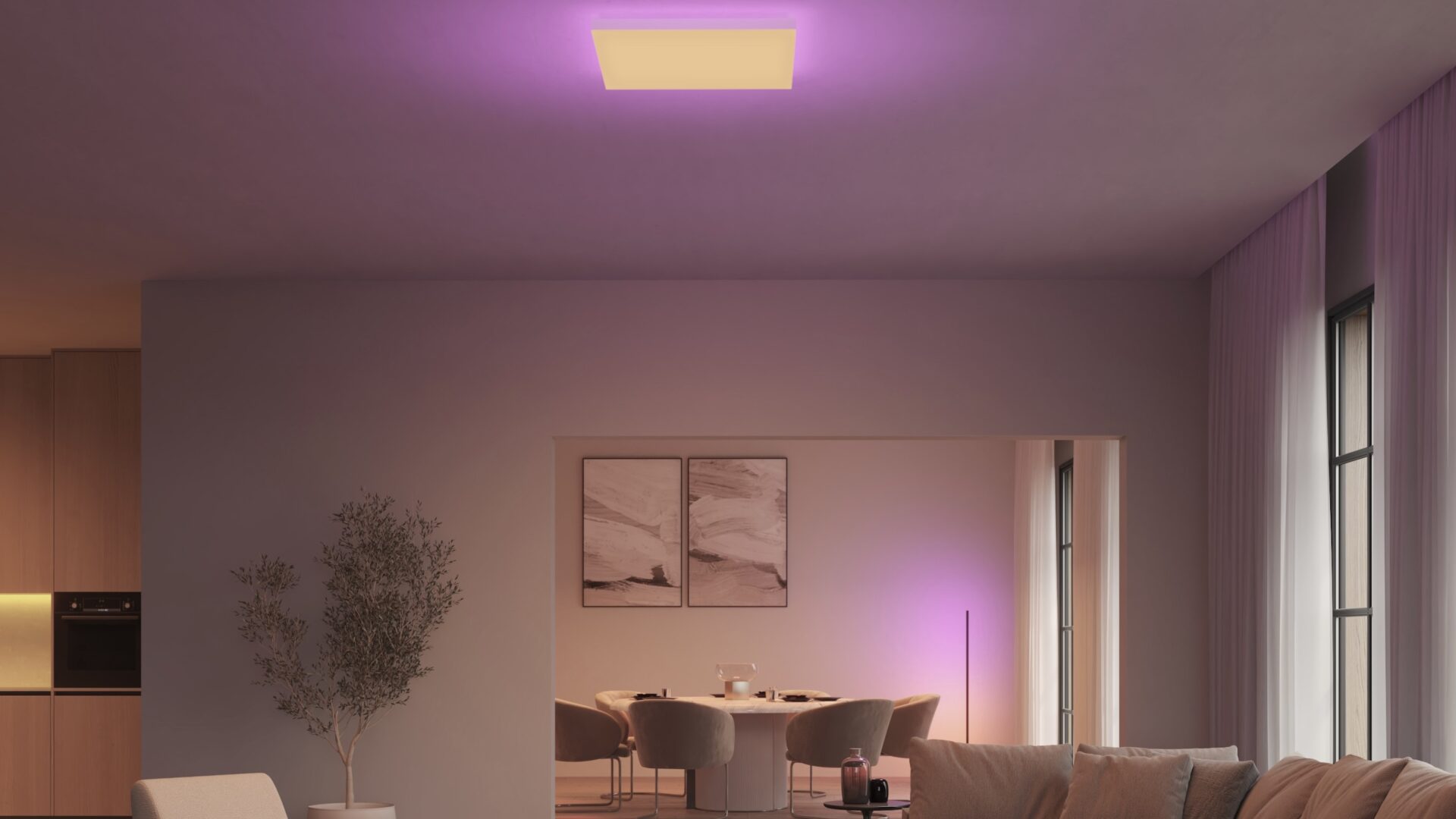 Kantede loftlamper og flere funktioner fra Philips Hue