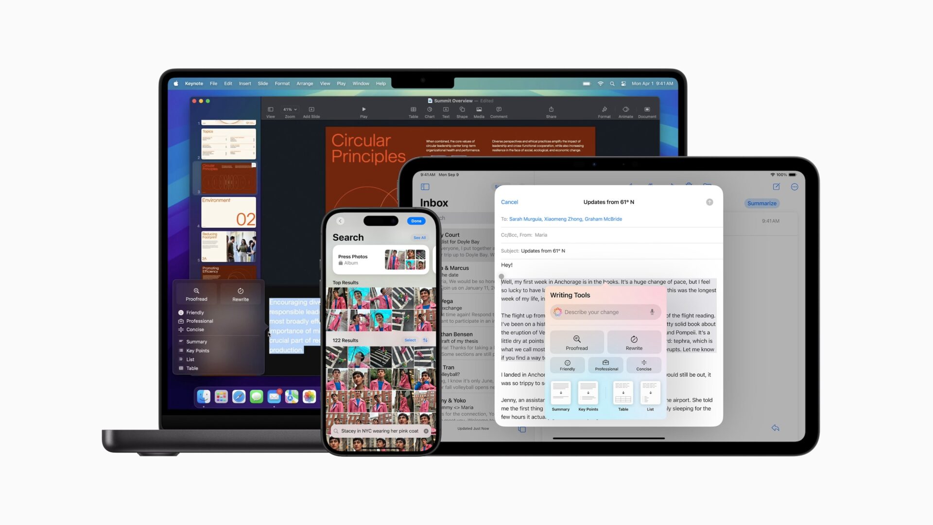 Nu kommer Apple Intelligence til iPhone, iPad og Mac