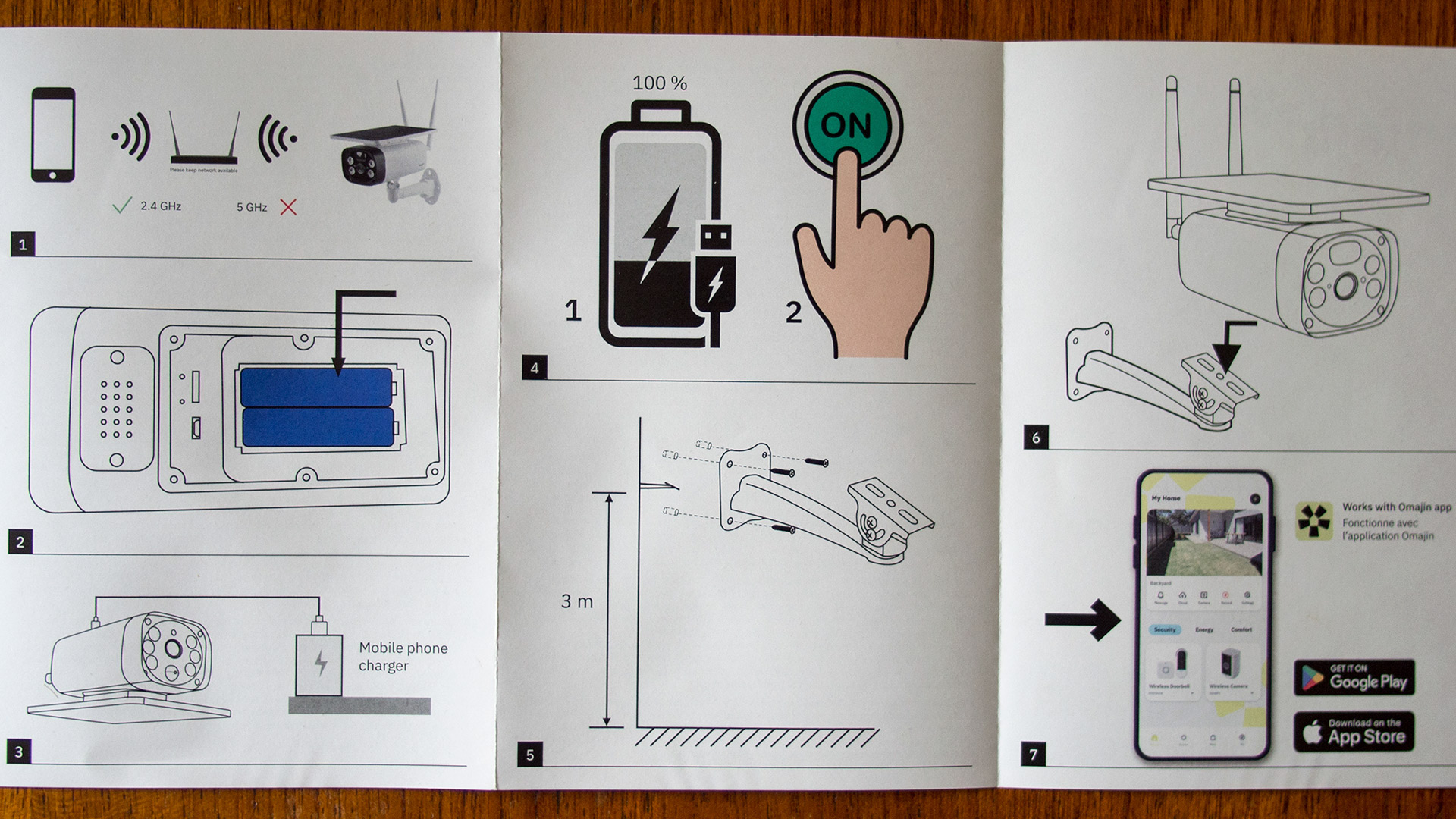 Omajin Solar Camera Quick Start Guide