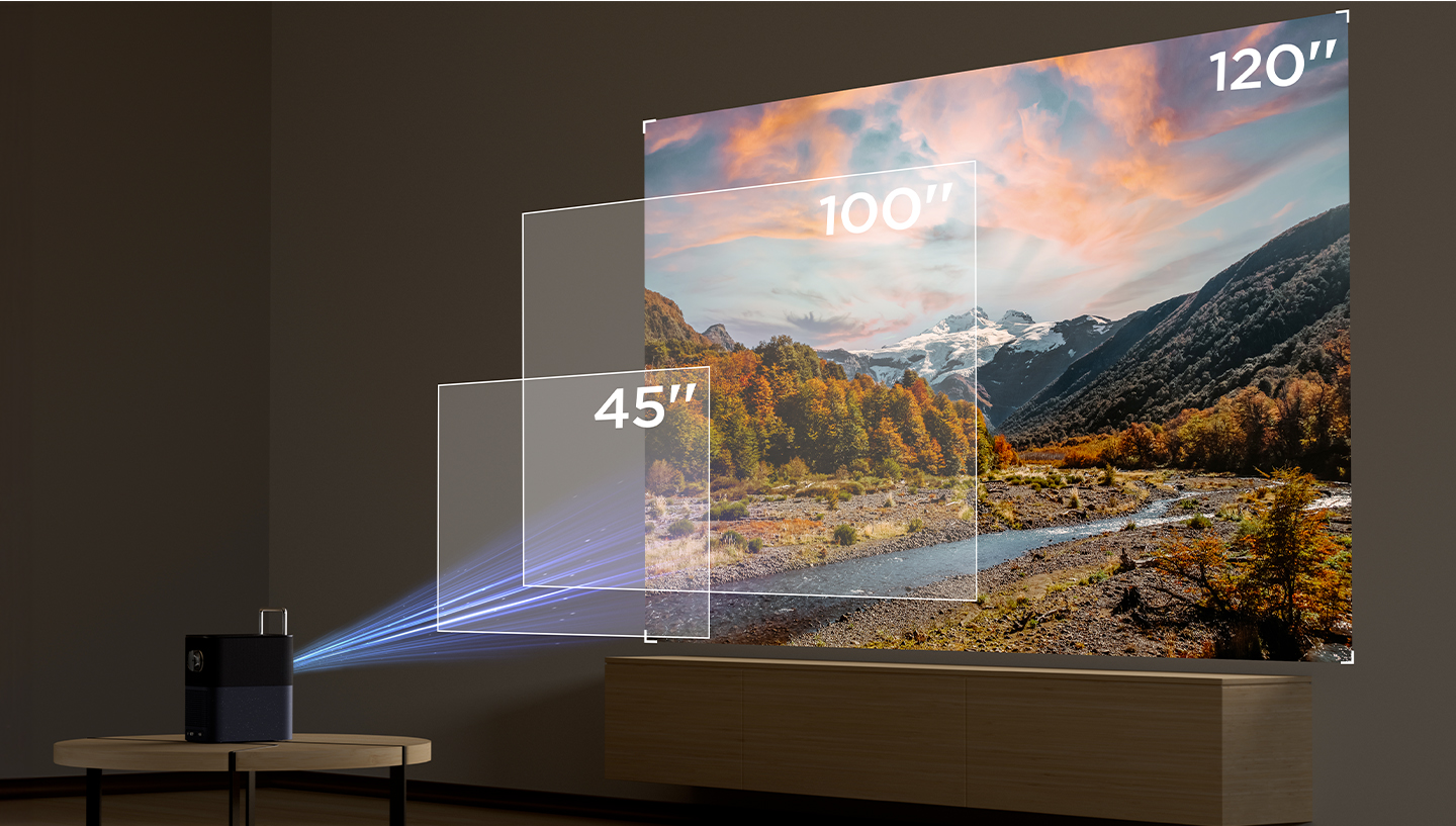 TCL lancerer Projector A1: Bærbar projektor med Google TV