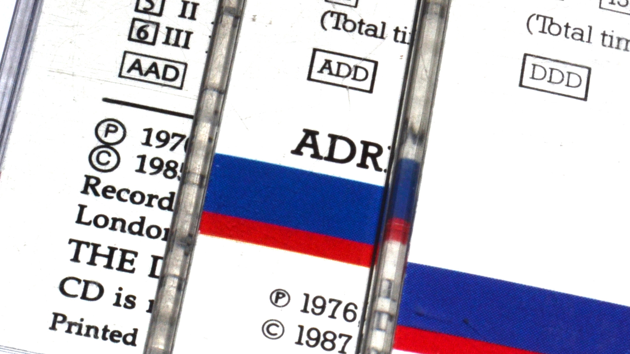 SPARS codes on 1980s Decca CDs